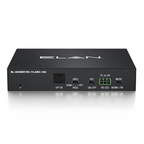 ELAN EL-4KHDBT-RX70ARC18G HDBaseT Receiver 4K/70m, BiDi IR, PoH (PoE), Optic