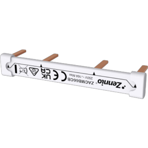 ZENNIO ZACMB66CB Comb busbar for MaxInbox 66 - Up comb