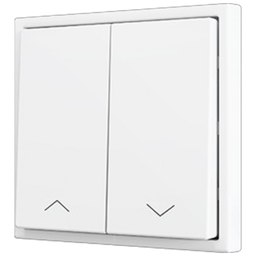 ZENNIO ZS70CSOFT22SHMW ZS70. Cover for Double KNX Soft push button 70x70