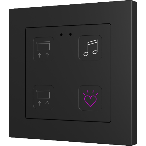 ZENNIO ZVITR55X4 RGB KEY 55 X4. CAPACITIVE BUTTON IN PC-