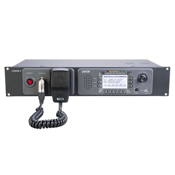 PASO CR8506-V Unità di controllo - 6 linee, certificato EN 54-16