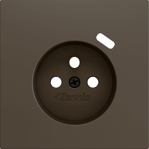 ZENNIO ZS70CF1USM ZS70. French socket cover with USB C 70x70 mm - Mo