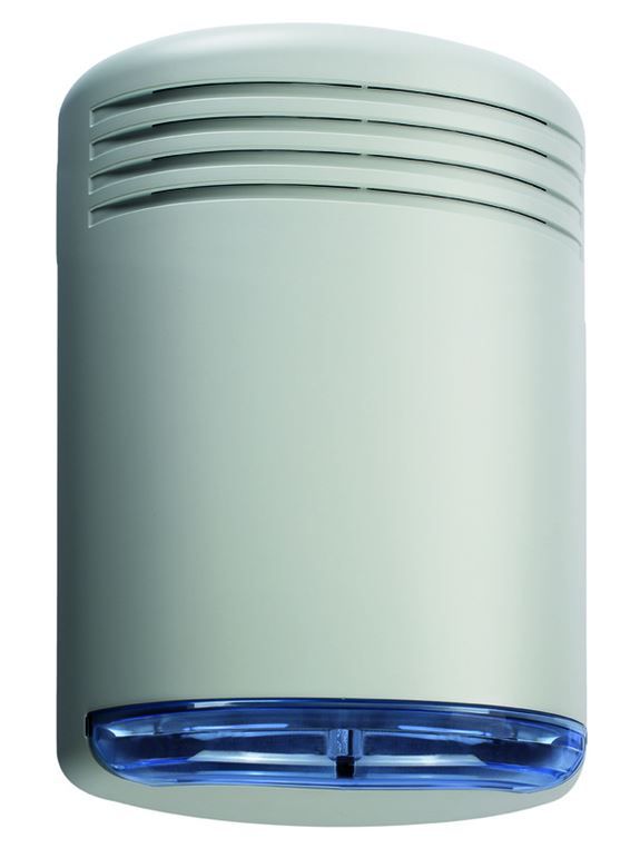 VENITEM 23.24.44 Sirena MINI HOLA AL piezo auto alimentata 12V alta sonorità bianco/azzurro + lampeggiante led