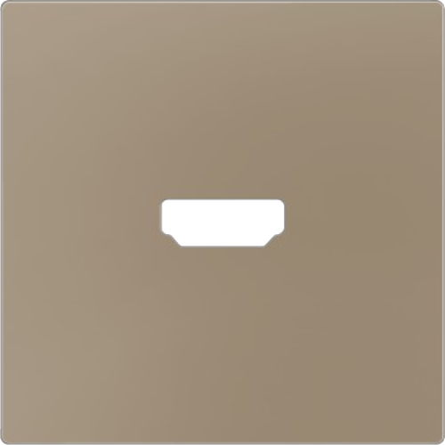 ZENNIO 830002504 ZS55. Cover for HDMI insert 55x55 mm - Champagne