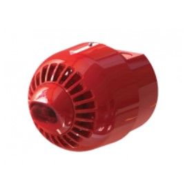 ARITECH FIRE ASW367 Outdoor multi-tone piezo-electronic siren with high base for cable passage for wall installation complete with flashing light