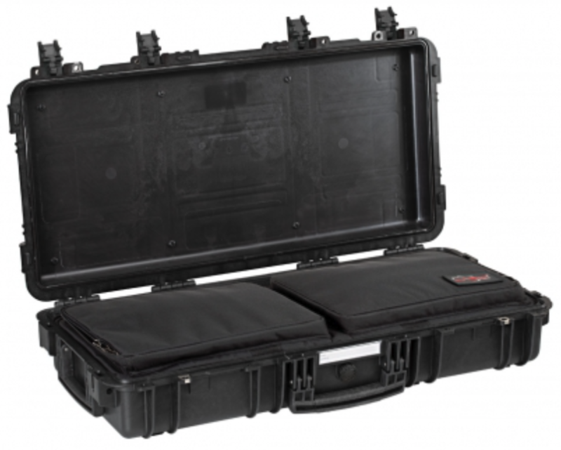 GT LINE 7814HL.BGB 78 cm long suitcase, black with tactical bag GBag