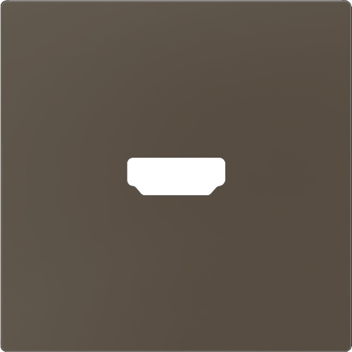 ZENNIO 830002503 ZS55. Cover for HDMI insert 55x55 mm - Mocha
