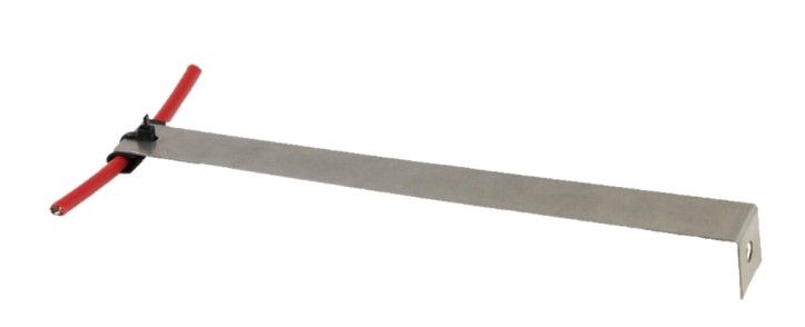 ARITECH FIRE ACA-BL20-100 L-shaped fastening clip in galvanized steel L=200mm