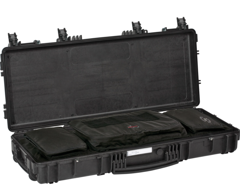 GT LINE 9413.BGB 94 cm long suitcase, black with tactical bag GBag
