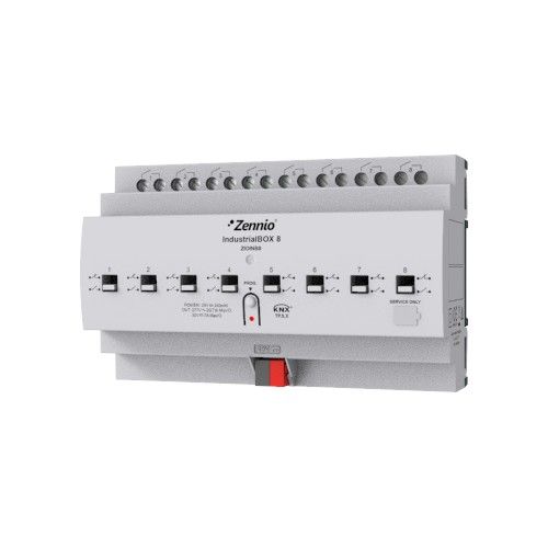 ZENNIO ZIOINB8 IndustrialBOX 8. Industrial actuator with 8 output
