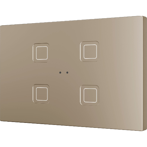ZENNIO ZVITXLX4C XL X4 key. PC-ABS Capacitive push button - 4 but