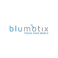 BLUMOTIX BX-F-QQBV QUBIK VERTICAL 8-button glass cover 80x80mm Black