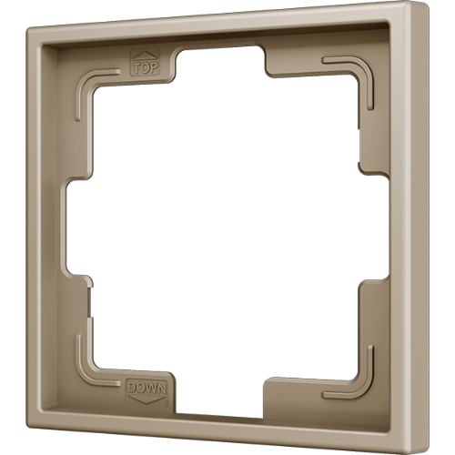 ZENNIO ZS70FM1C ZS70. 1-gang Frame - Champagne