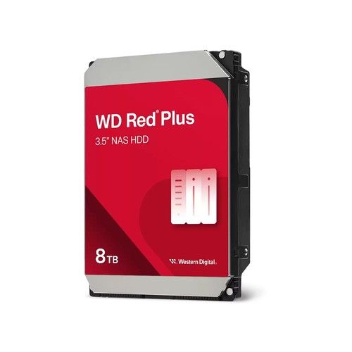 WESTERN-DIGITAL WD80EFPX WD RED PLUS 3 5P 128MB 8TB (DK)