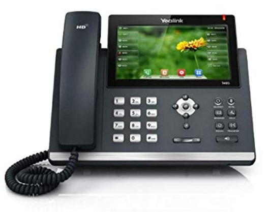 YLK-TI-SIP-T48S (fs) Yealink T48S Ultra-elegant IP Phone: 16 SIP accounts, 2 Gigabit PoE ports, 29 BLF keys, color touch display