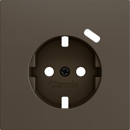 ZENNIO ZS70CSC1USM ZS70. Schuko socket cover with USB C 70x70 mm - Mo