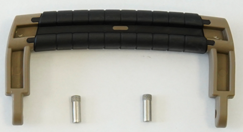 GT LINE KIN.1207 Maniglia, sabbia, rivestimento in gomma nero (mod.