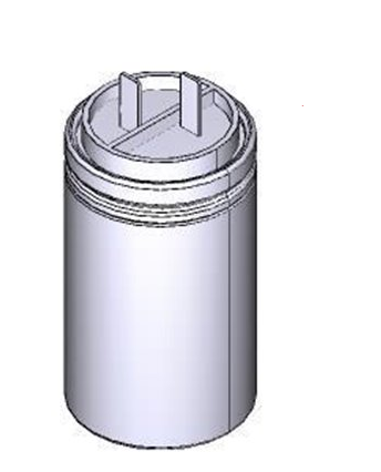 CAME SPARE PARTS 119RIR297 25 µF CAPACITOR WITH CABLES AND SHANK