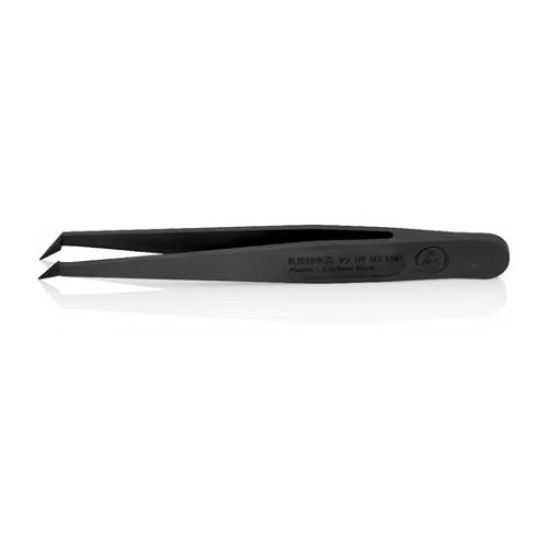KNIPEX 92 09 03 ESD ESD synthetic resin tweezer, black