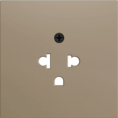 ZENNIO ZS70CEUAC ZS70. EURO-AMERICAN SOCKET COVER 70X70 MM -