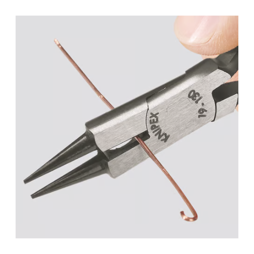 KNIPEX 19 01 130 Round nose pliers with cutter