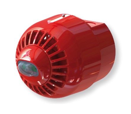INIM INCENDIO IS0120RS Segnalatore ottico-acustico convenzionale con base basso profilo
