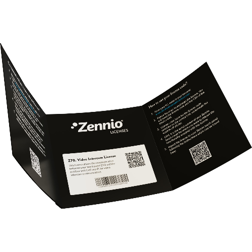 ZENNIO CIT028500007 Z70 Video Doorphone Licence