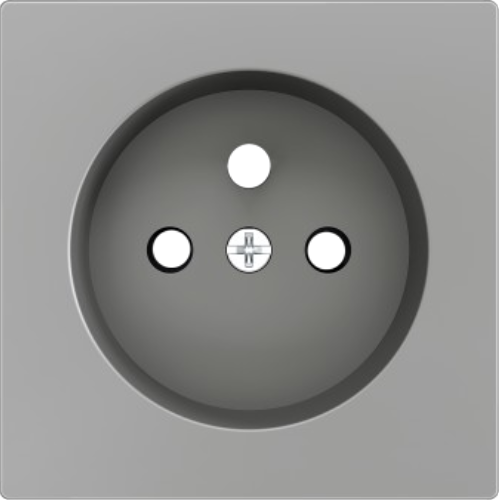ZENNIO ZS70CTFSS ZS70. Cover for French socket with screws 70x70 mm