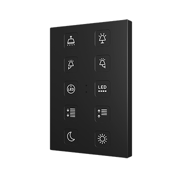 ZENNIO ZVITXLX8C XL X8 key. PC-ABS Capacitive push button - 8 but