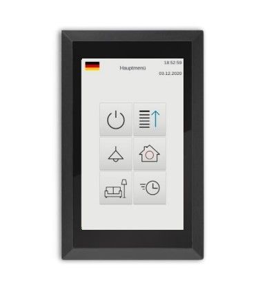 ARCUS-EDS 22414104 Touch_IT-AC4 alluminio nero rettificato anodizzato nero