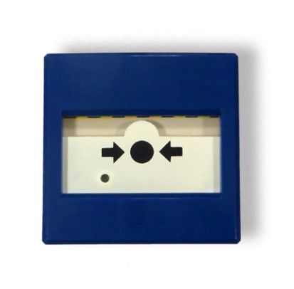 INIM INCENDIO IC0020B Pulsante di allarme convenzionale resettabile - Blu