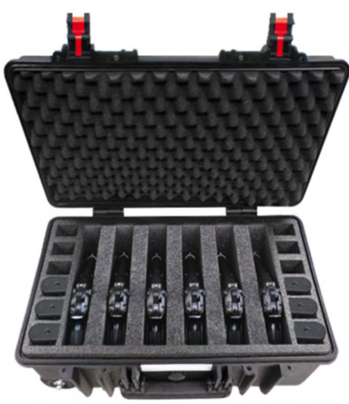 GT LINE 5221HL.B.6P black - for 6 Guns + 12 Chargers (suitable for Pis