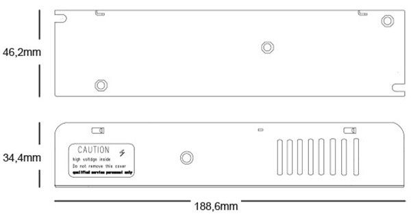 LEDCO TR48100 48Vdc 100W TRANSFORMER