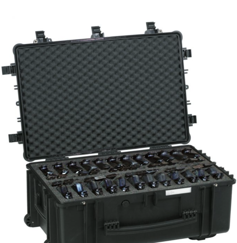 GT LINE 7630.B.24P suitcase 76 cm long, black - for 24 guns + 48 Ca