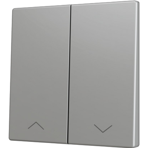 ZENNIO ZS70CSOFT22SHS ZS70. Cover for Double KNX Soft push button 70x70