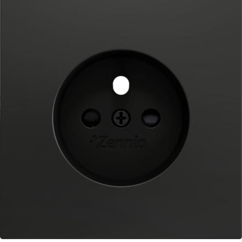 ZENNIO ZS70CFSA ZS70. French socket cover 70x70 mm - Anthracite