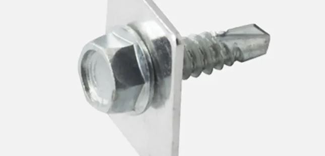 DOMOTIME CNYRVA4 Bag of 4 self-drilling screws and 4 fixing washers for nylon rack