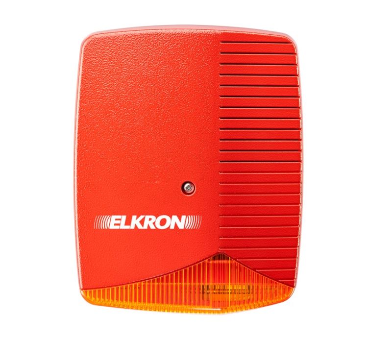 ELKRON FIRE 80HS7800121 HPA700MF Self-powered outdoor siren in die-cast aluminium. with warning flash