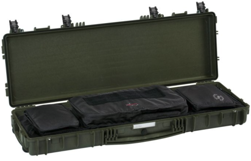 GT LINE 11413.G valigia lunga114 cm, verde con spugna precubettata