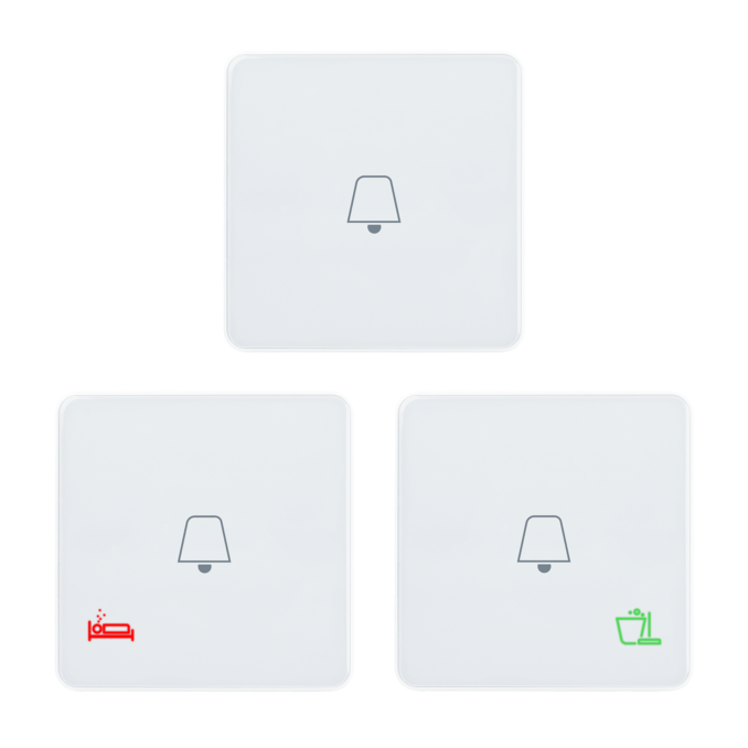 ELSNER 71334 KNX eTR DND/MUR Signal/Bell, signal white RAL 9003