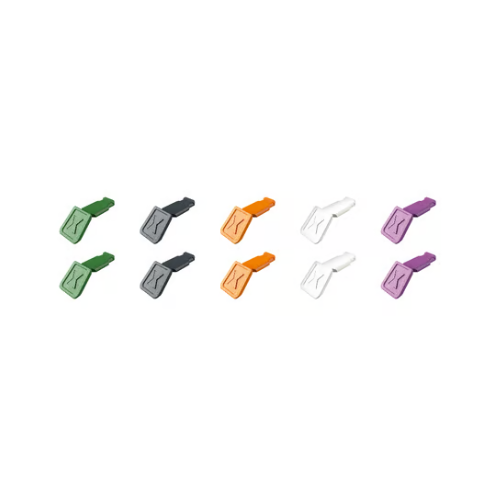 KNIPEX 00 61 10 C V02 ColorCode Clips color mix 2 (10 pieces)