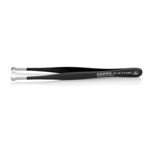 KNIPEX 92 08 79 ESD Stainless steel ESD positioning tweezer
