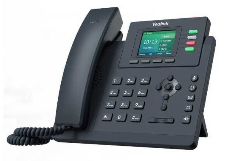 YLK-TI-SIP-T33P Yealink SIP-T33P: 4 SIP accounts, PoE, 2 10/100M ports, 4 BLF keys