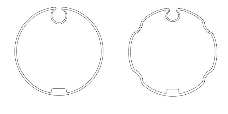 NICE 800.00.00 Ogive 70x (8 to 1.5) wheel + concentric crown