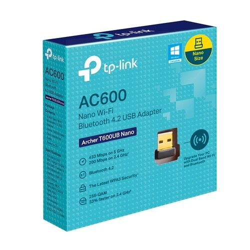 TP LINK ARCHER T600UB NANO AC600 NANO DUAL BAND ADAPTER BT