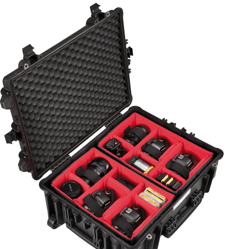 GT LINE 5823.BPH black - with 2 padded dividers and cone sponge