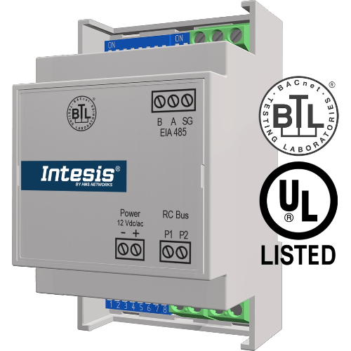 IN485DAI001A000 Intesis Gateway Daikin Altherma 3 Air-to-Water a Modbus RTU o BACnet MS/TP