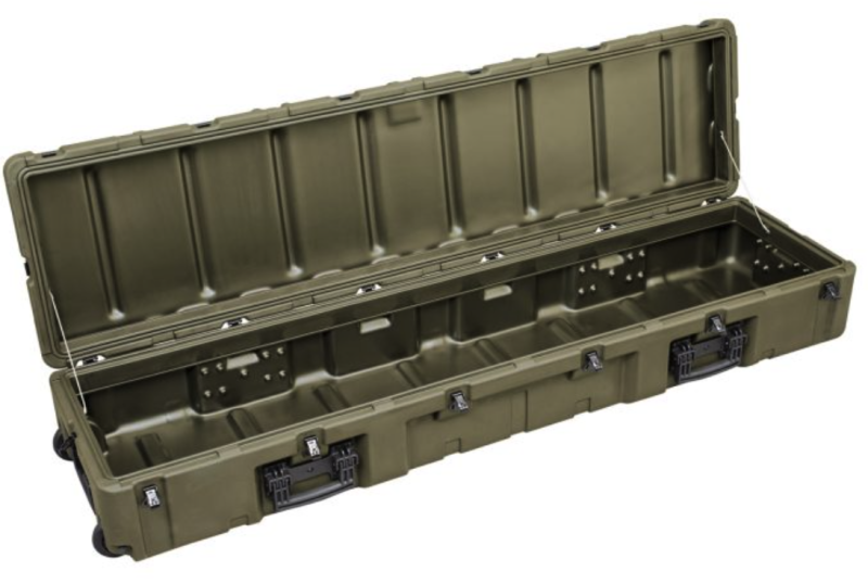 GT LINE ER17338-187.GEW 173 cm long suitcase, green, empty, lid with