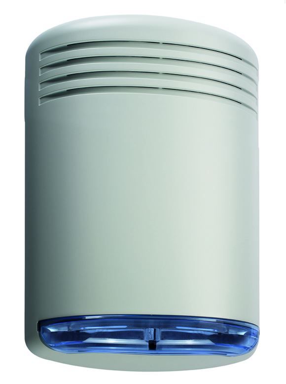 VENITEM 23.24.43 Sirena MINI HOLA A piezo auto  alimentata 12V alta sonorite in Abs bianco