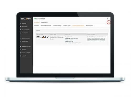ELAN EL-SW-100-PRO Licenza software EL-SW-100-PRO per CONTROLLER EL-SC-100